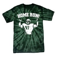 Funny Football Player Home Run Tie-Dye T-Shirt