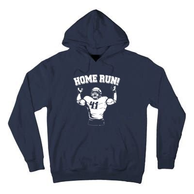 Funny Football Player Home Run Tall Hoodie