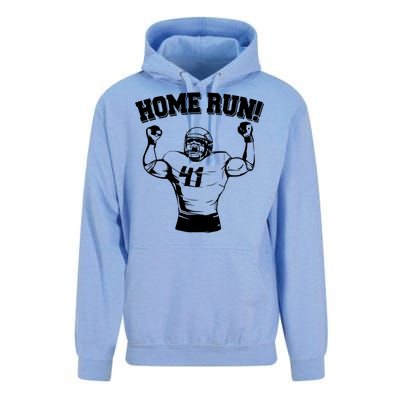 Funny Football Player Home Run Unisex Surf Hoodie