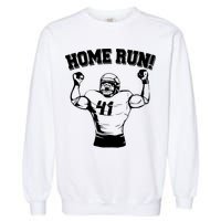 Funny Football Player Home Run Garment-Dyed Sweatshirt