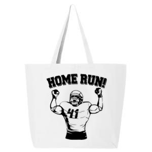 Funny Football Player Home Run 25L Jumbo Tote