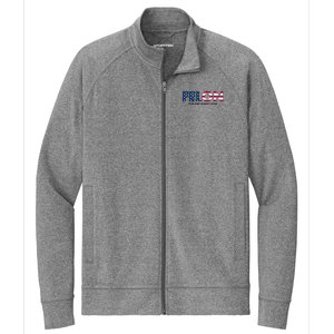 Felon For President 2024 Stretch Full-Zip Cadet Jacket