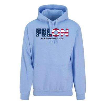 Felon For President 2024 Unisex Surf Hoodie