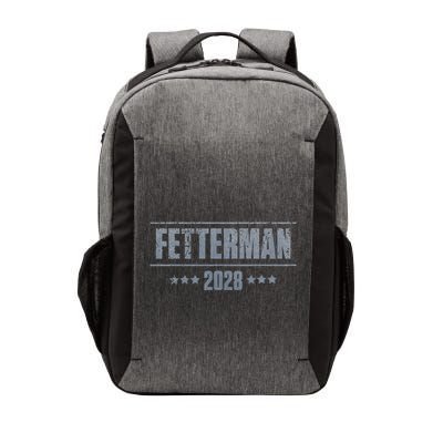 Fetterman For President 2028 Democratic Resistance Trump Vector Backpack