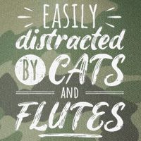 Funny Flute Player Saying Cat Owner I Cats And Flutes Legacy Tie Dye Trucker Hat