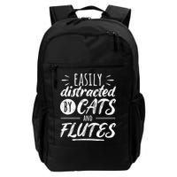 Funny Flute Player Saying Cat Owner I Cats And Flutes Backpack