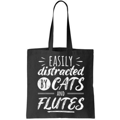 Funny Flute Player Saying Cat Owner I Cats And Flutes Bag