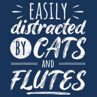 Funny Flute Player Saying Cat Owner I Cats And Flutes Infant Baby Jersey Bodysuit