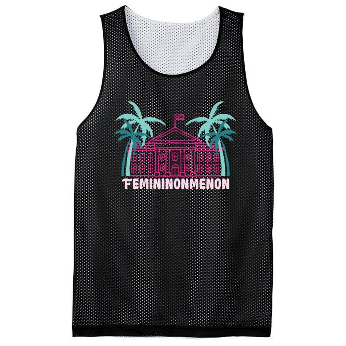 Femininonmenon Funny Presidential Election Mesh Reversible Basketball Jersey Tank