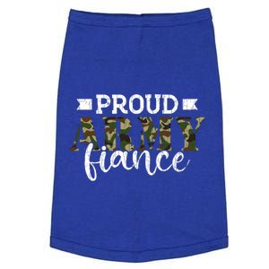 Fiancee Funny Proud Army Fiance Graphic Funny Gift Doggie Tank