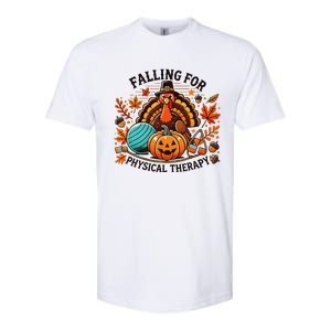 Falling For Physical Therapy Pt Pumpkin Fall Thanksgiving Softstyle CVC T-Shirt