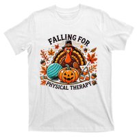 Falling For Physical Therapy Pt Pumpkin Fall Thanksgiving T-Shirt