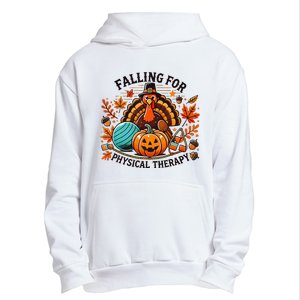 Falling For Physical Therapy Pt Pumpkin Fall Thanksgiving Urban Pullover Hoodie