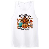 Falling For Physical Therapy Pt Pumpkin Fall Thanksgiving PosiCharge Competitor Tank