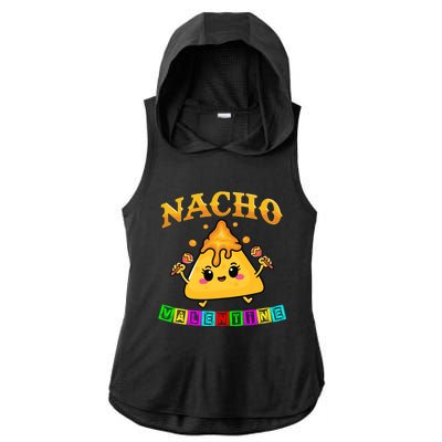 Funny Food Pun Mexican Food Cheese Nacho Valentine Gift Ladies PosiCharge Tri-Blend Wicking Draft Hoodie Tank