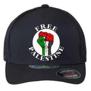 freepalestine free palestine Flexfit Unipanel Trucker Cap