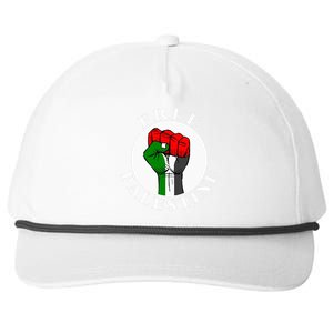 freepalestine free palestine Snapback Five-Panel Rope Hat