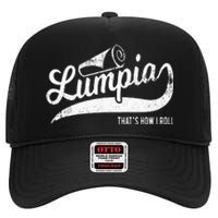 Funny Filipino Pride Lumpia Thats How I Roll Tee High Crown Mesh Back Trucker Hat