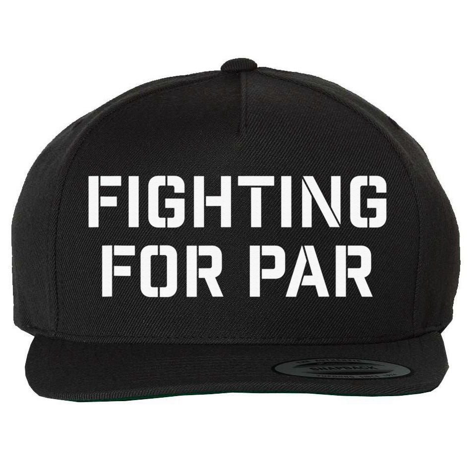 Fighting For Par Golf Funny golf player Wool Snapback Cap