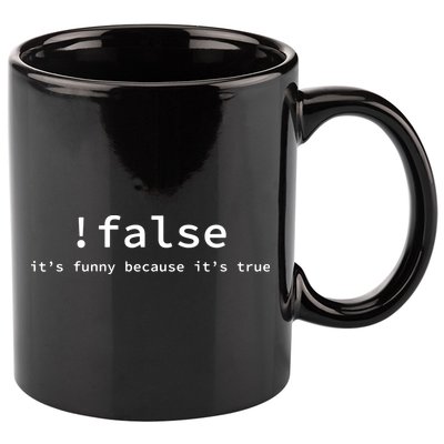 Funny False Programming Coding Short Sleeve For Programmers 11oz C Handle Ceramic Mug