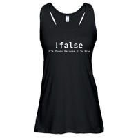 Funny False Programming Coding Short Sleeve For Programmers Ladies Essential Flowy Tank