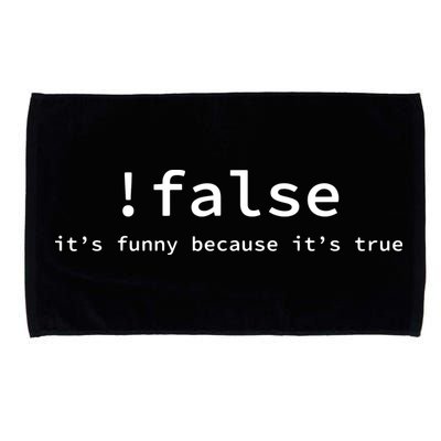 Funny False Programming Coding Short Sleeve For Programmers Microfiber Hand Towel