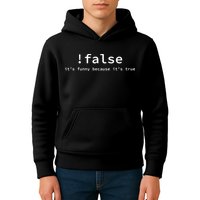 Funny False Programming Coding Short Sleeve For Programmers Kids Hoodie