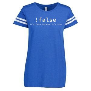 Funny False Programming Coding Short Sleeve For Programmers Enza Ladies Jersey Football T-Shirt