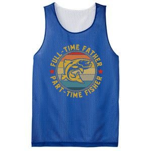 Fullgifttime Father Part Time Fisher Gift Funny Bass Fish Gift Mesh Reversible Basketball Jersey Tank