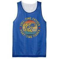 Fullgifttime Father Part Time Fisher Gift Funny Bass Fish Gift Mesh Reversible Basketball Jersey Tank