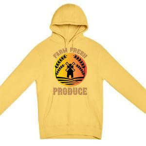 Farm Fresh Produce Premium Pullover Hoodie