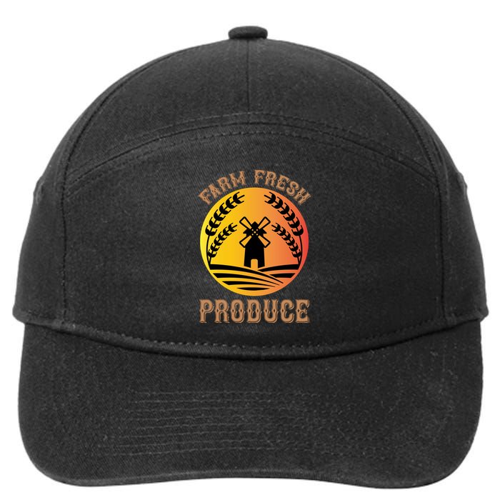 Farm Fresh Produce 7-Panel Snapback Hat