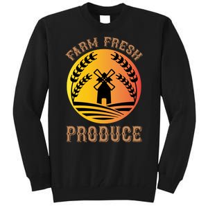 Farm Fresh Produce Tall Sweatshirt