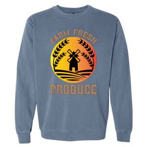 Farm Fresh Produce Garment-Dyed Sweatshirt