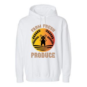 Farm Fresh Produce Garment-Dyed Fleece Hoodie