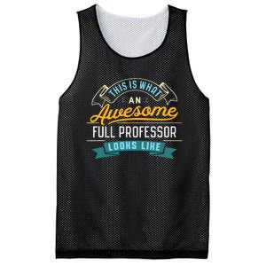 Funny Full Professor Awesome Job Occupation Graduation Mesh Reversible Basketball Jersey Tank