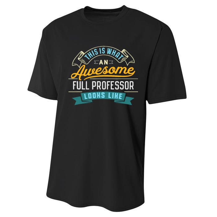 Funny Full Professor Awesome Job Occupation Graduation Performance Sprint T-Shirt