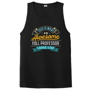 Funny Full Professor Awesome Job Occupation Graduation PosiCharge Competitor Tank