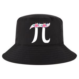 Floral Face Pi Symbol Happy Pi Day Math Geek 3 14 Cool Gift Cool Comfort Performance Bucket Hat