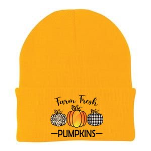 Farm Fresh Pumpkins Knit Cap Winter Beanie