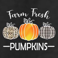 Farm Fresh Pumpkins 7 Panel Mesh Trucker Snapback Hat