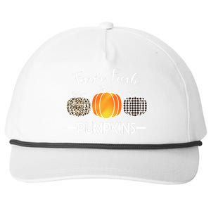 Farm Fresh Pumpkins Snapback Five-Panel Rope Hat