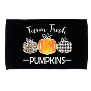 Farm Fresh Pumpkins Microfiber Hand Towel