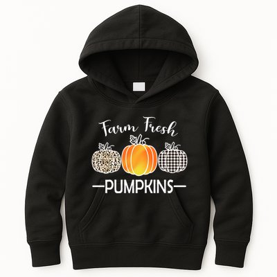 Farm Fresh Pumpkins Kids Hoodie