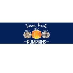 Farm Fresh Pumpkins Bumper Sticker