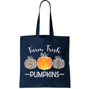 Farm Fresh Pumpkins Tote Bag