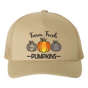 Farm Fresh Pumpkins Yupoong Adult 5-Panel Trucker Hat