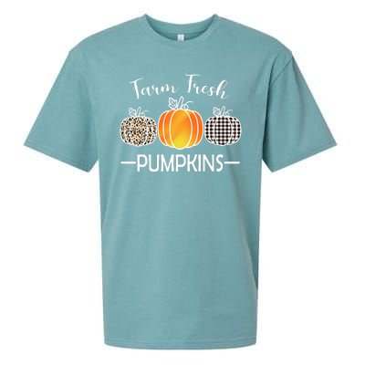 Farm Fresh Pumpkins Sueded Cloud Jersey T-Shirt