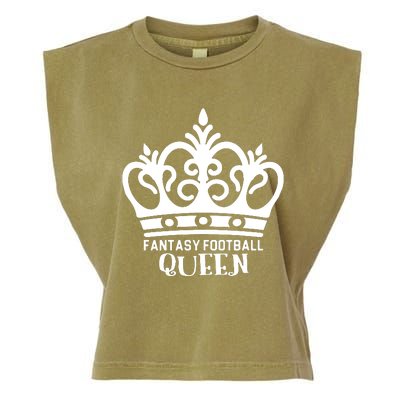 Fantasy Football Queen Garment-Dyed Women's Muscle Tee