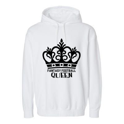 Fantasy Football Queen Garment-Dyed Fleece Hoodie